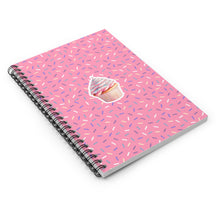 Load image into Gallery viewer, Sprinkles & Cupcake - Pink | Spiral Notebook