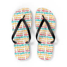 Load image into Gallery viewer, Fiesta Siesta Tequila Repeat | Flip Flops