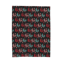Load image into Gallery viewer, Ho Ho Ho | Velveteen Blanket