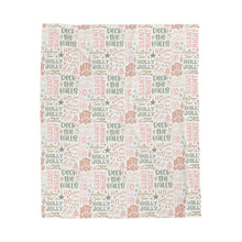 Load image into Gallery viewer, Christmas Theme | Velveteen Blanket