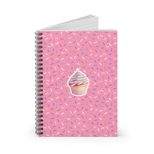 Load image into Gallery viewer, Sprinkles & Cupcake - Pink | Spiral Notebook