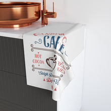 Load image into Gallery viewer, Candy Cane Café | Hand Towel
