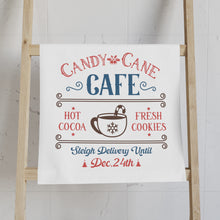 Load image into Gallery viewer, Candy Cane Café | Hand Towel