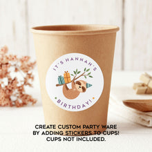 Load image into Gallery viewer, Cute Animal Birthday Stickers