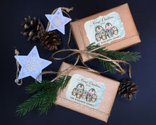 Load image into Gallery viewer, Penguin Family Christmas Stickers