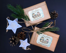 Load image into Gallery viewer, Penguin Family Christmas Stickers