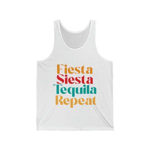 Fiesta, Siesta, Tequila, Repeat | Jersey Tank