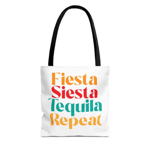 Fiesta Siesta Tequila Repeat | Tote Bag