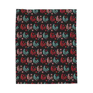 Ho Ho Ho | Velveteen Blanket
