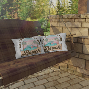 At The Beach | Outdoor Pillow