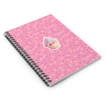 Load image into Gallery viewer, Sprinkles &amp; Cupcake - Pink | Spiral Notebook
