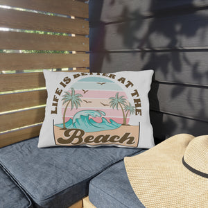 At The Beach | Outdoor Pillow