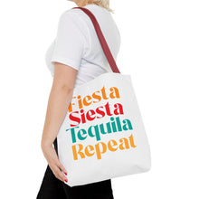 Load image into Gallery viewer, Fiesta Siesta Tequila Repeat | Tote Bag
