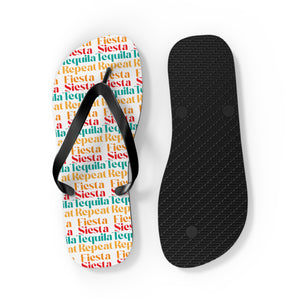 Fiesta Siesta Tequila Repeat | Flip Flops