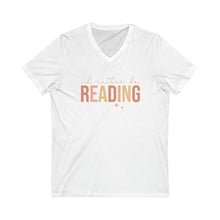 Load image into Gallery viewer, I&#39;d Rather Be Reading | V-Neck Tee

