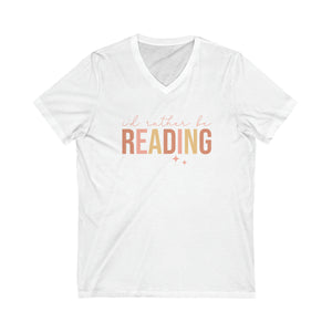 I'd Rather Be Reading | V-Neck Tee