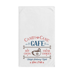 Candy Cane Café | Hand Towel