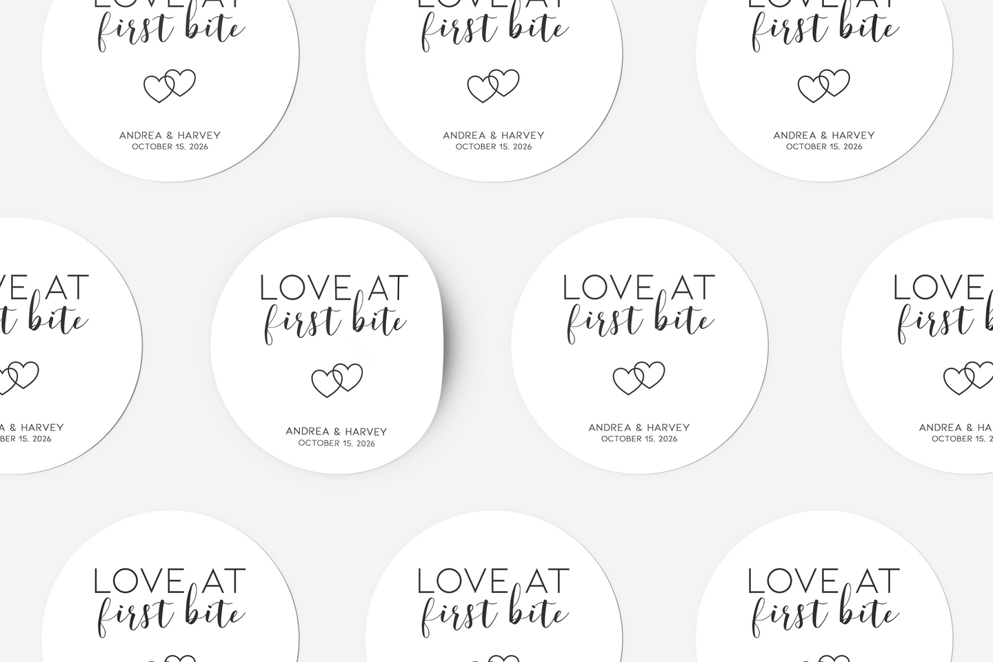 Love At First Bite Stickers