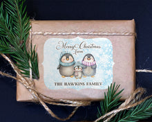 Load image into Gallery viewer, Penguin Family Christmas Stickers
