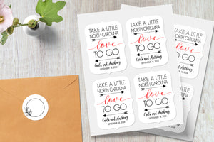 Take A Little Love To Go Stickers