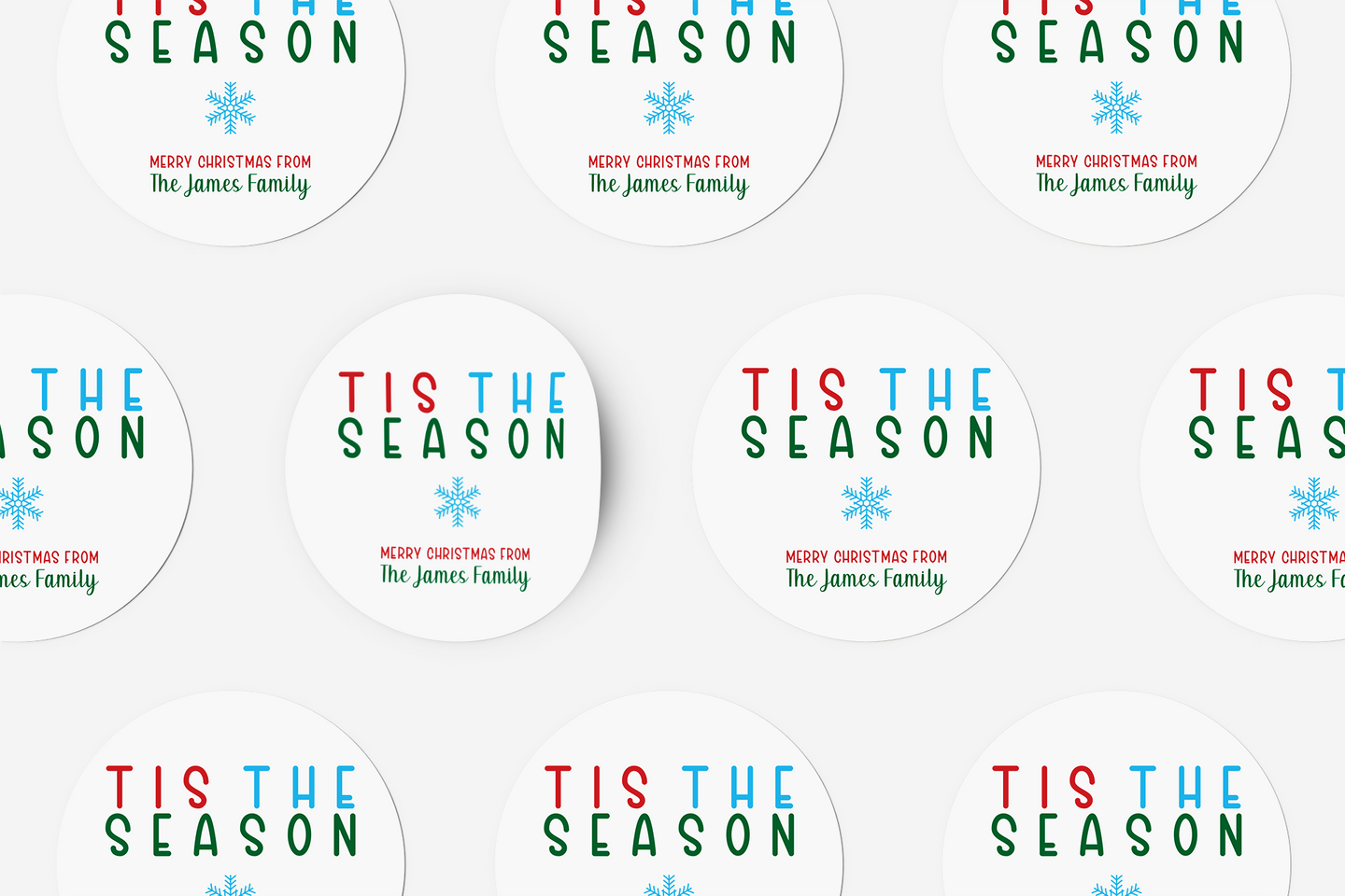 Tis The Season Stickers