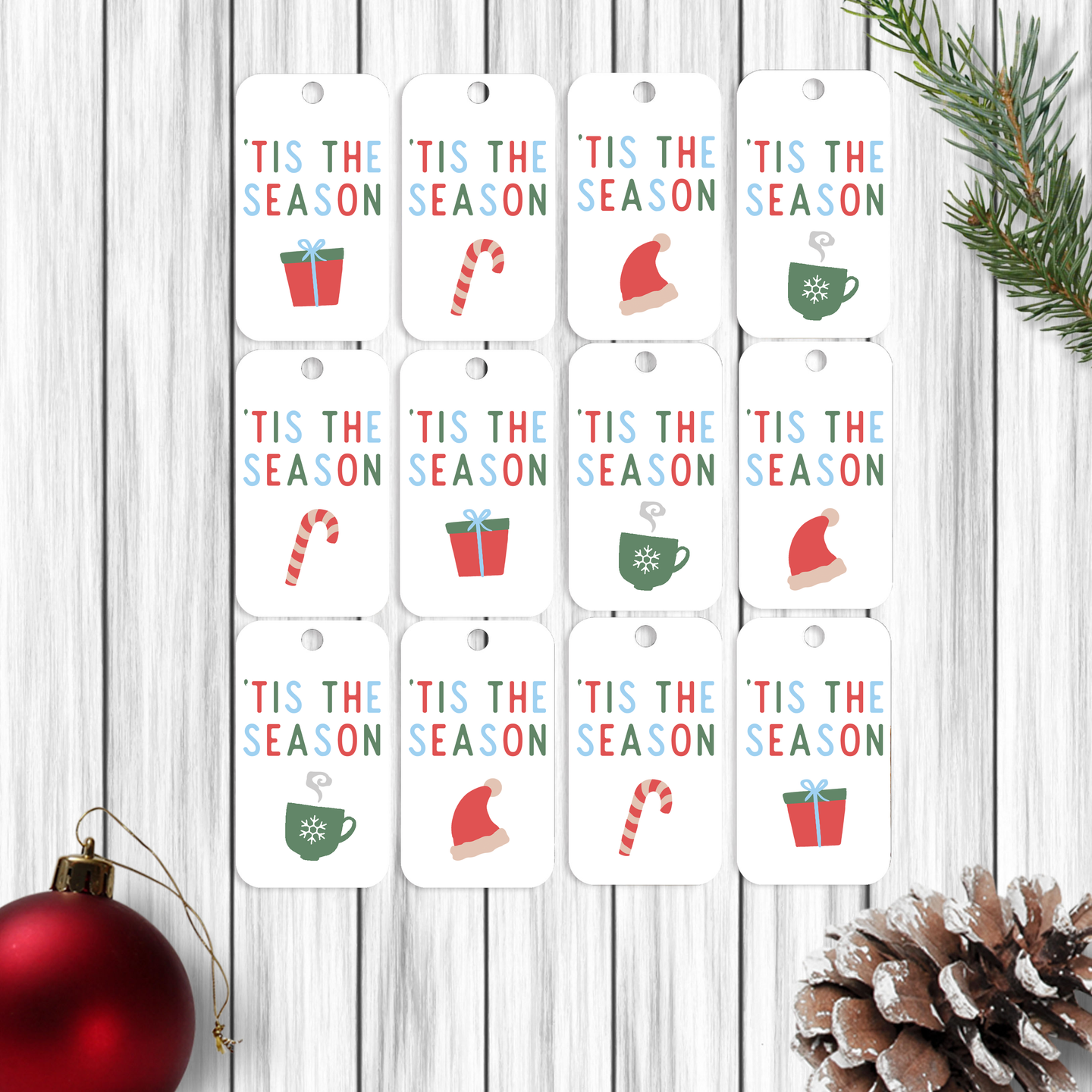 'Tis The Season Tags