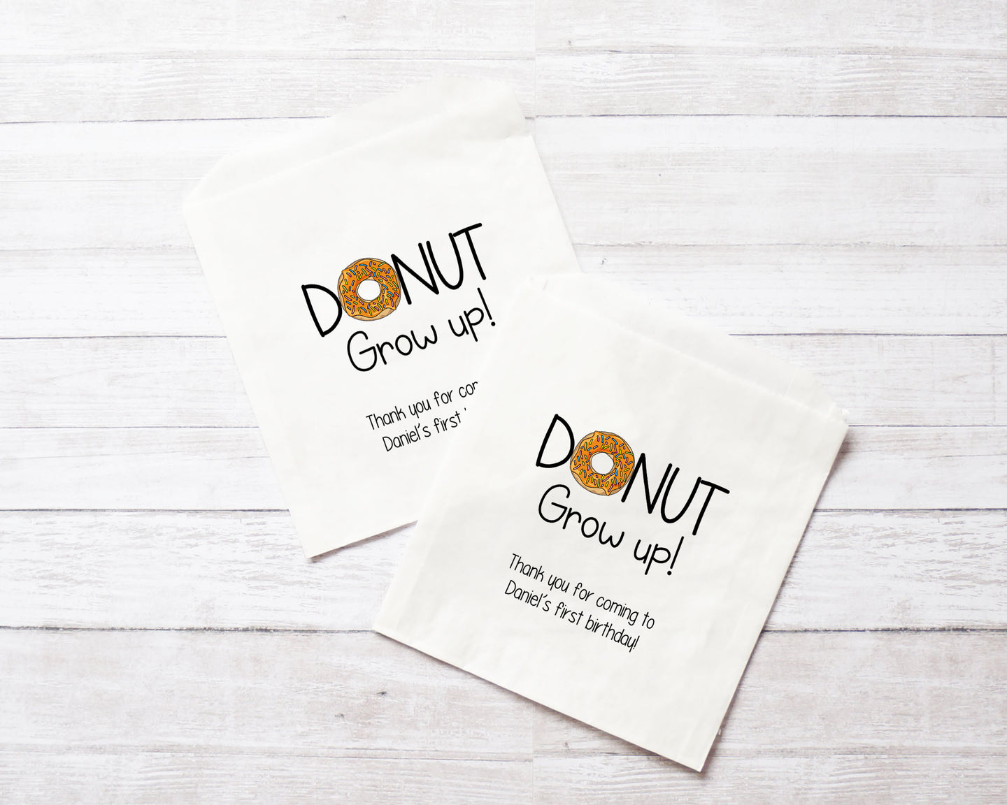 Donut Grow Up! - Orange